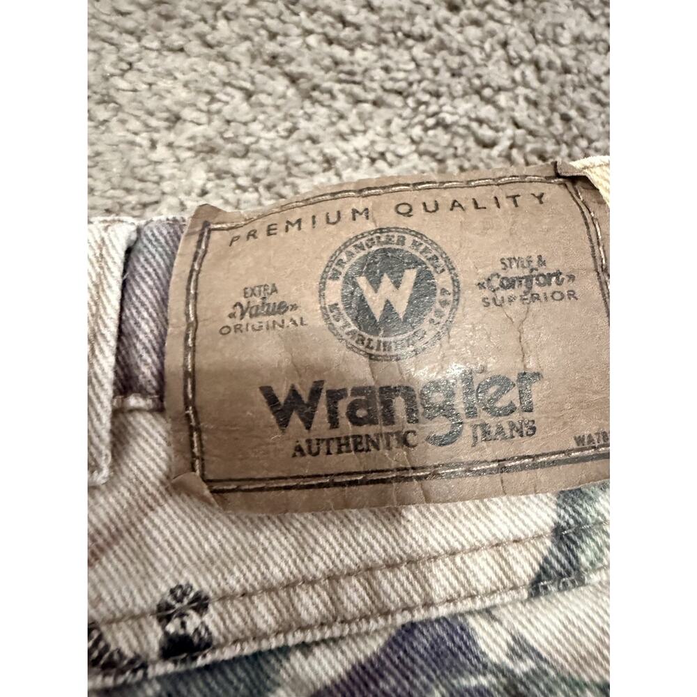 Vtg Wrangler Fusion 3D Forest Camo Jeans Pants Mens 34x32 Double Knee Hunting - Picture 5 of 8